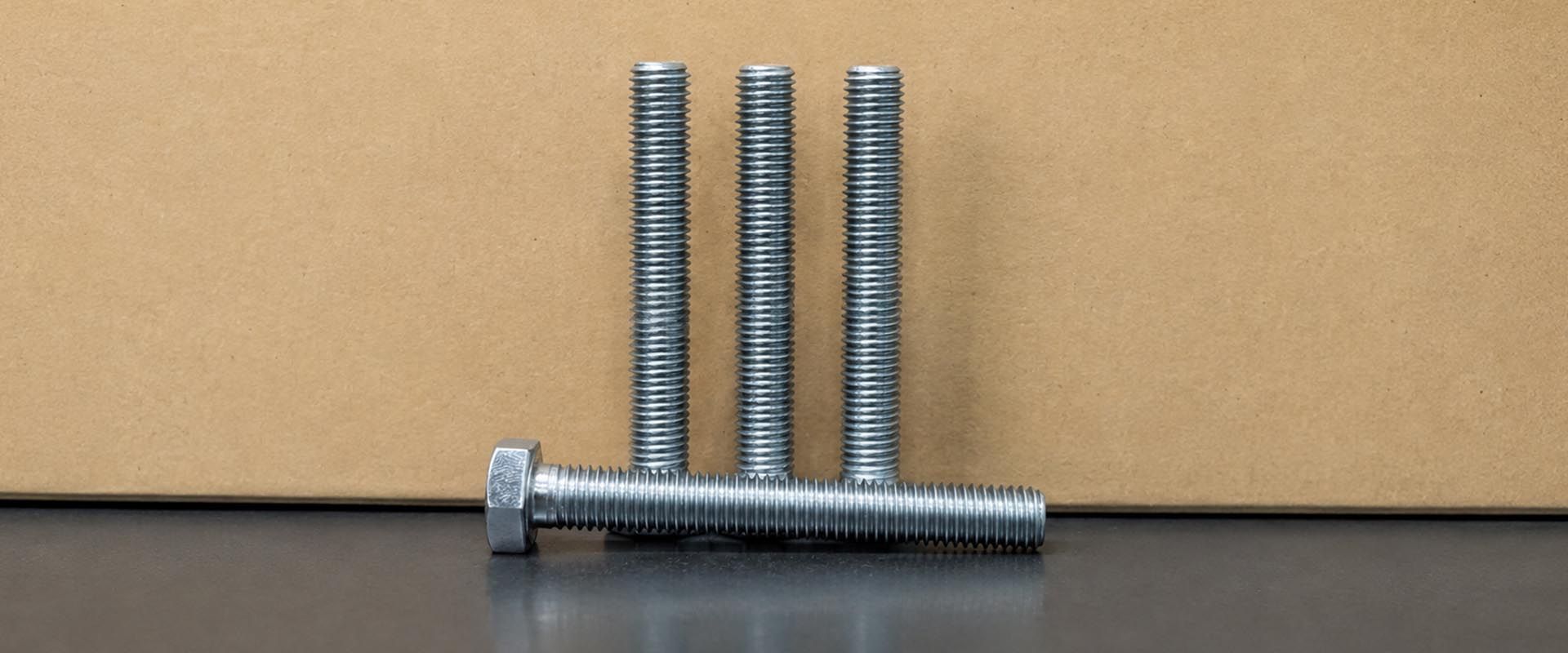 M12 × 90 DIN 933 Duplex Stainless Hexagon Set Screws