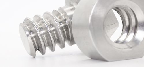Custom Square Head Flange Screw with Milled Barrel Nut